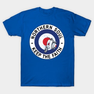 Northern Soul MODs Scooter Manchester Blackpool Stoke Wigan T-Shirt